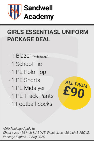 Sandwell Academy Girls Essential Uniform Package Deal