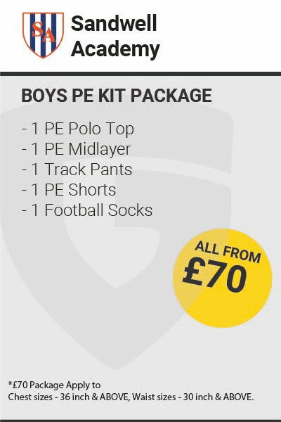 Sandwell Academy Boys PE Kit Package