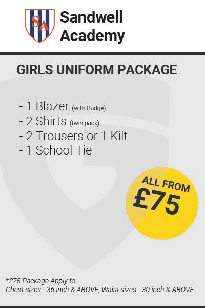 Sandwell Academy Girls (Kilt) Uniform Package Deal