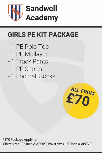 Sandwell Academy Girls PE Kit Package