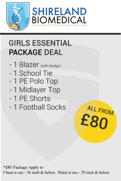 Shireland Biomedical Girls Essential Package Deal