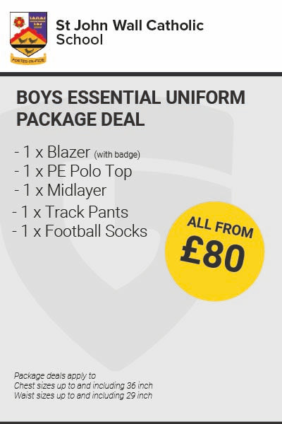St John Wall Boys Essential Uniform Package Deal