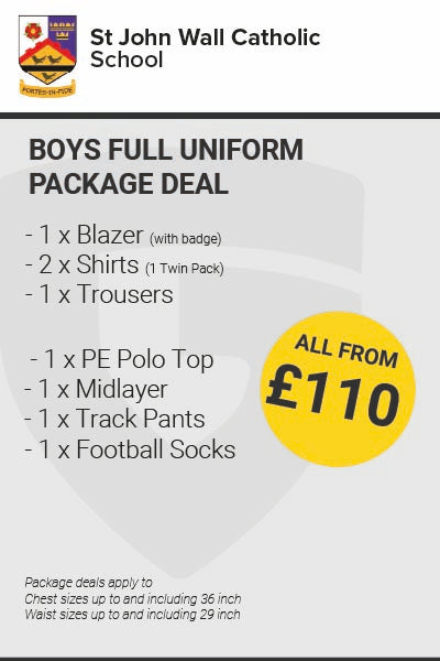 St John Wall Boys Full Uniform Package Deal