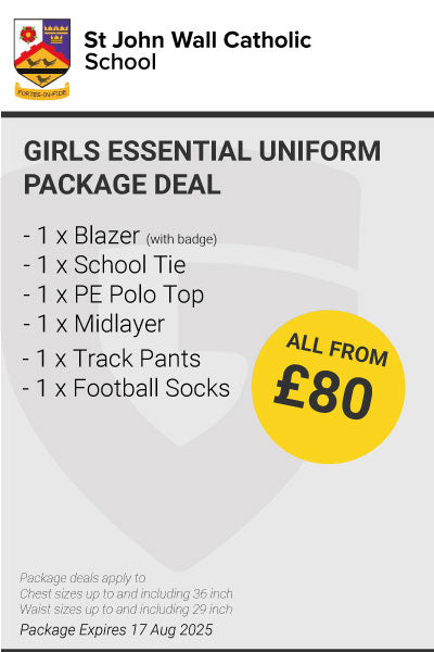 St John Wall Girls Essential Uniform Package Deal