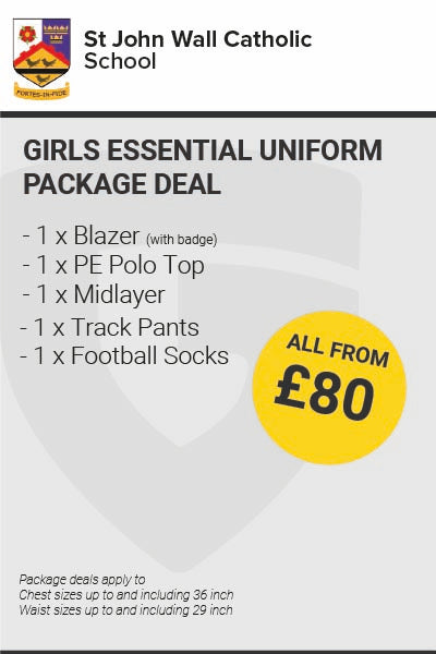 St John Wall Girls Essential Uniform Package Deal
