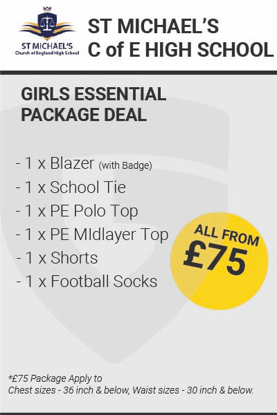 St Michael's Girls Essentials Package Deal