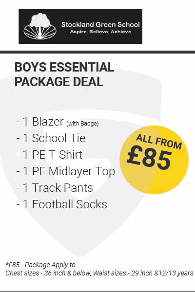 Stockland Green School Boys Essential Package Deal
