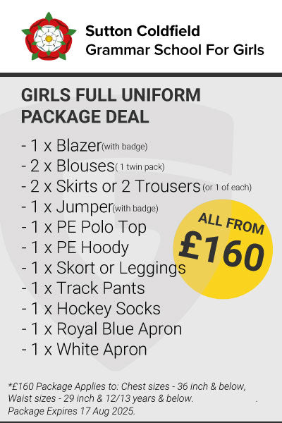 Sutton Coldfield Grammar School for Girls Full Uniform Package