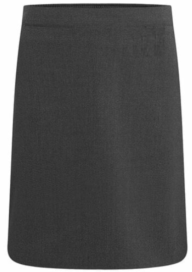 Junior Straight Grey School Skirt