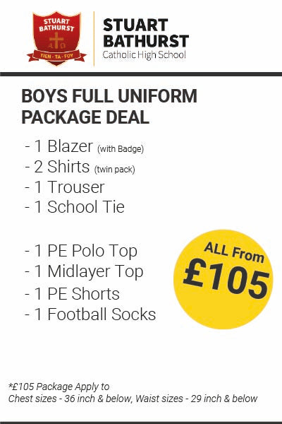 Stuart Bathurst Catholic Boys Senior Full Uniform Package Deal