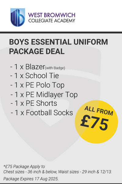 West Bromwich Collegiate Academy Boys Essential Package Deal