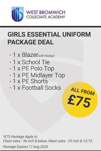 West Bromwich Collegiate Academy Girls Essential Package Deal