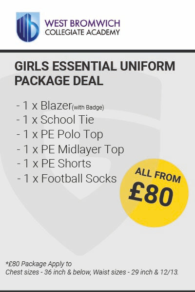 West Bromwich Collegiate Academy Girls Essential Package Deal