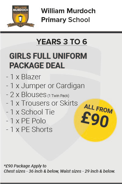William Murdoch Girl's Full Uniform Y3-Y6