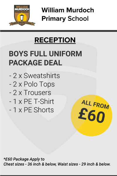 William Murdoch Boy's Full Reception Package