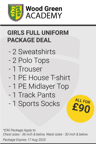 Wood Green Academy Girls Full Uniform Package Deal