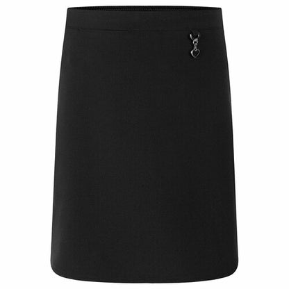 Junior Straight Black School Skirt