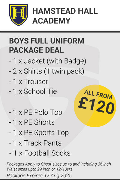 Hamstead Hall Academy Boys Full Uniform Package Deal