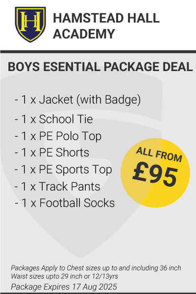 Hamstead Hall Academy Boys Essential Uniform Package Deal