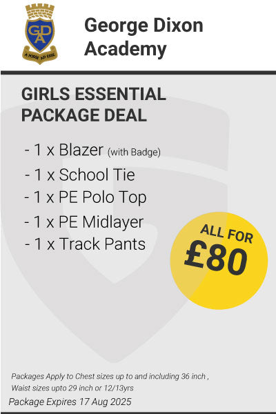 George Dixon Academy Girls Essential Package Deal