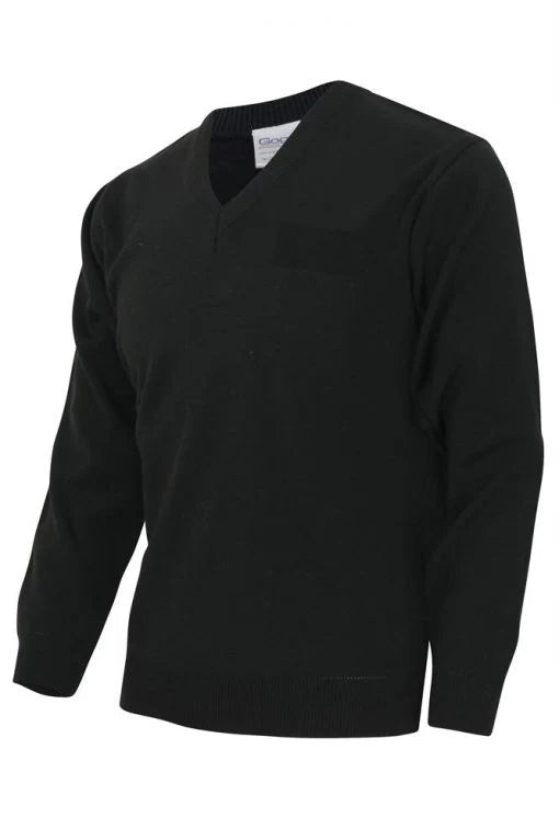V Neck School Jumper