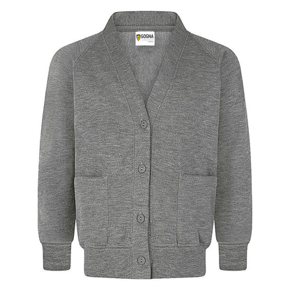 Product image for Grey School Sweatshirt Cardigan 