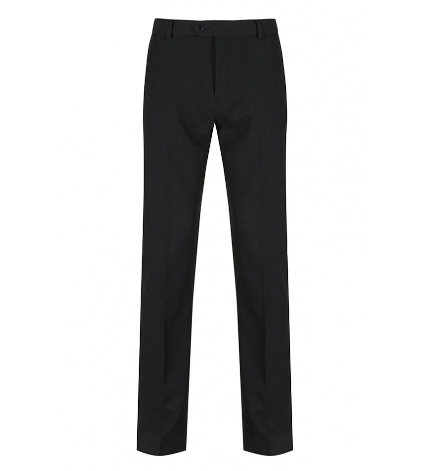 Product image for Junior Boys Elasticated School Trousers - Black