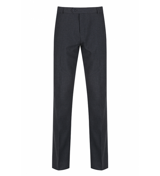 Product image for Junior Boys Elasticated School Trousers - Grey