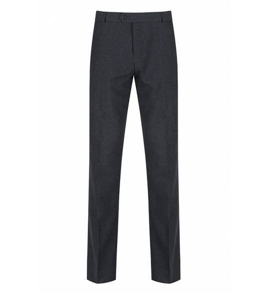 Product image for Junior Boys Elasticated School Trousers - Grey