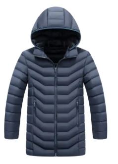 Product image for Junior Fleece Lined School Coat - Navy