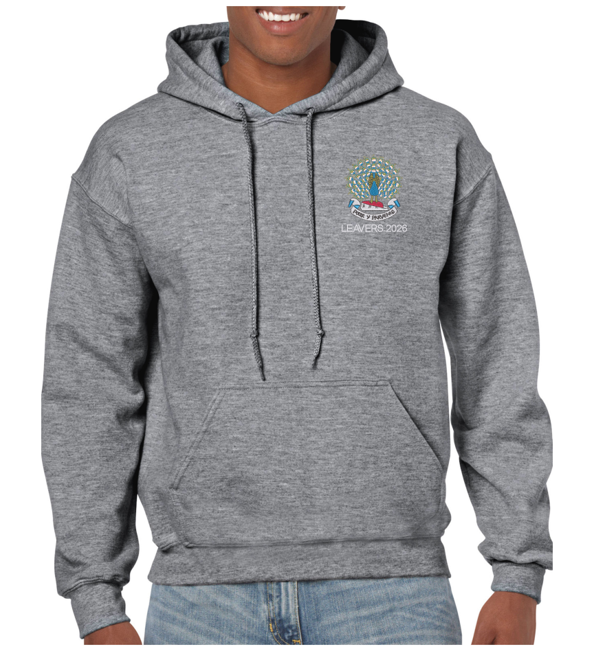 Product image for Lady Manners Leavers 2026 Y13 - Graphite Heather Hoodie