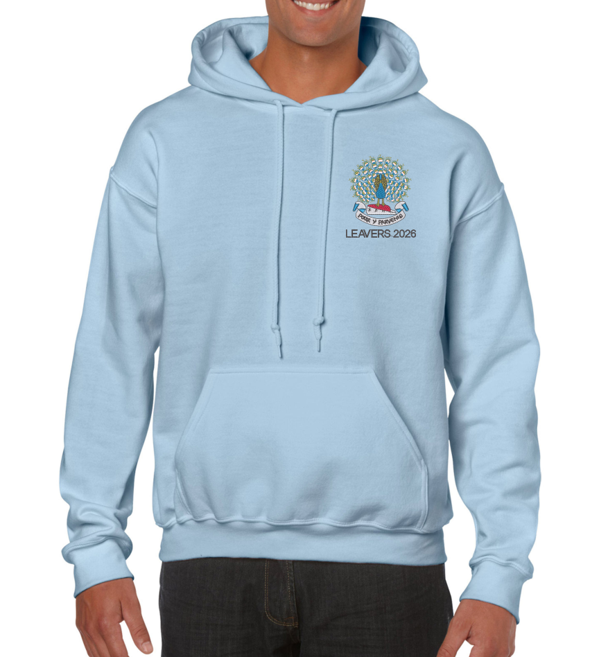 Product image for Lady Manners Leavers 2026 Y13 - Light Blue Hoodie