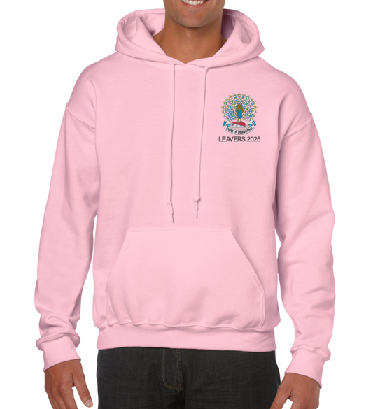 Product image for Lady Manners Leavers 2026 Y13 - Light Pink Hoodie