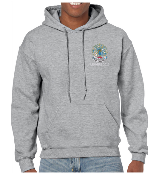 Product image for Lady Manners Leavers 2026 Y13 -Sport Grey Hoodie