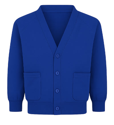 Product image for Lagoon Blue School Sweatshirt Cardigan