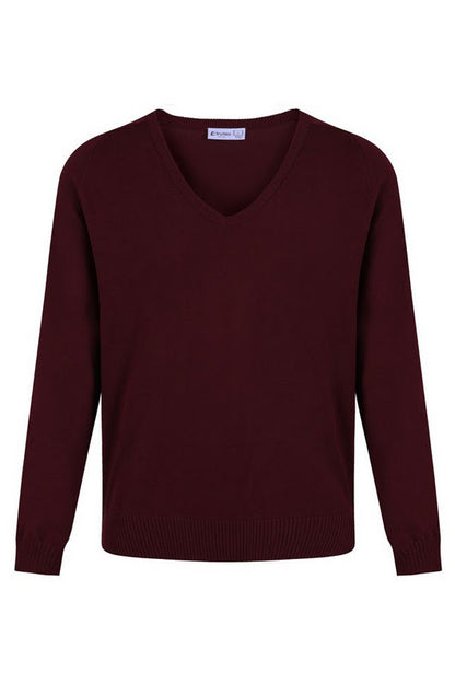 Product image for Maroon V Neck School Jumper