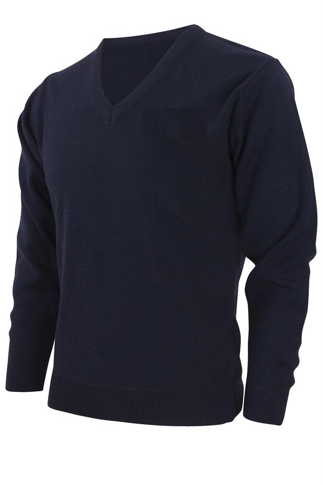 Product image for Navy V Neck School Jumper