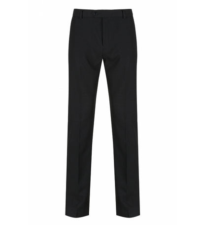 Product image for Senior Boys Elasticated School Trousers - Black