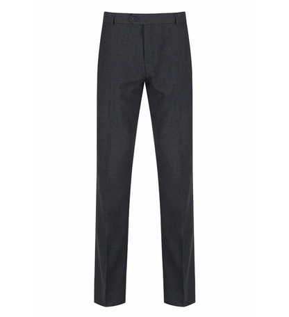 Product image for Senior Boys Elasticated School Trousers - Grey