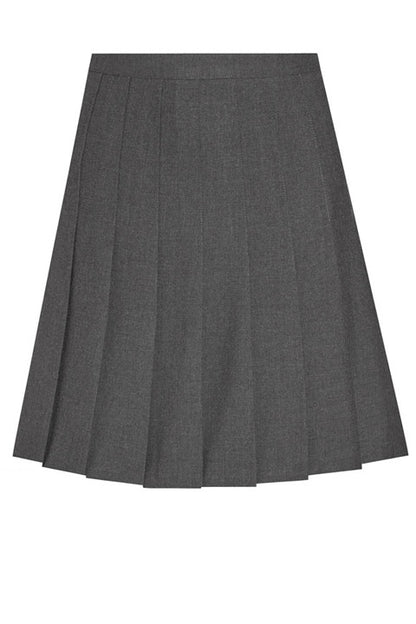 Product image for Senior Grey Pleated School Skirt
