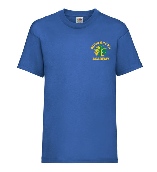 Product image for Wood Green Academy Cotton T-Shirt royal