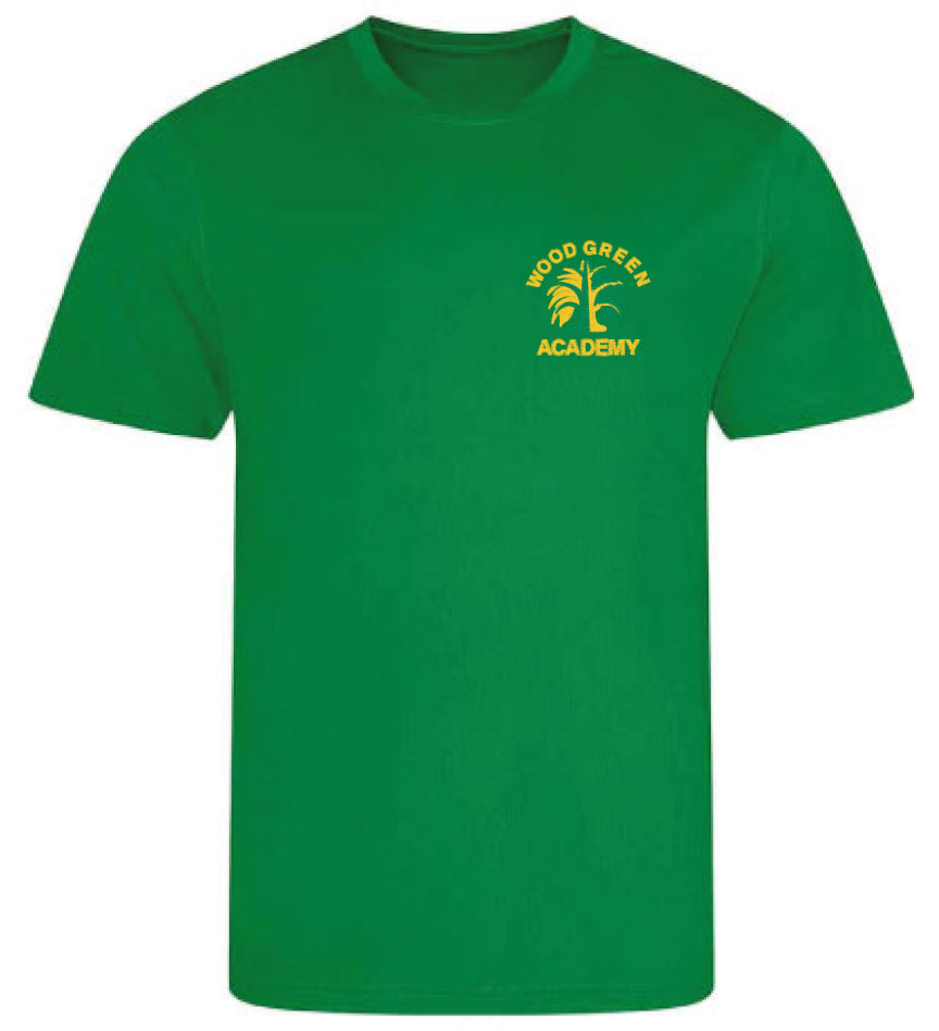 Product image for Wood Green Academy Dry Fit Tee T-Shirt green 