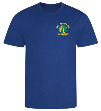 Product image for Wood Green Academy Dry Fit Tee T-Shirt royal